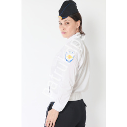 Рубашка женская полиции длинный рукав белая