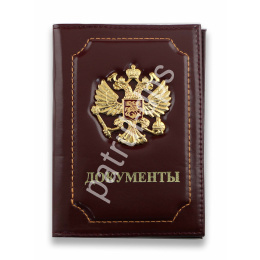 Портмоне с мет. эмблемой (паспорт + авто документы)