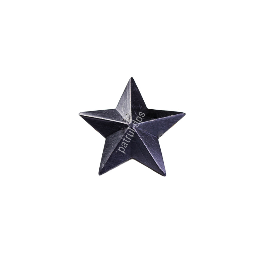 Звезда гладкая 13 мм (черная) фото 1
